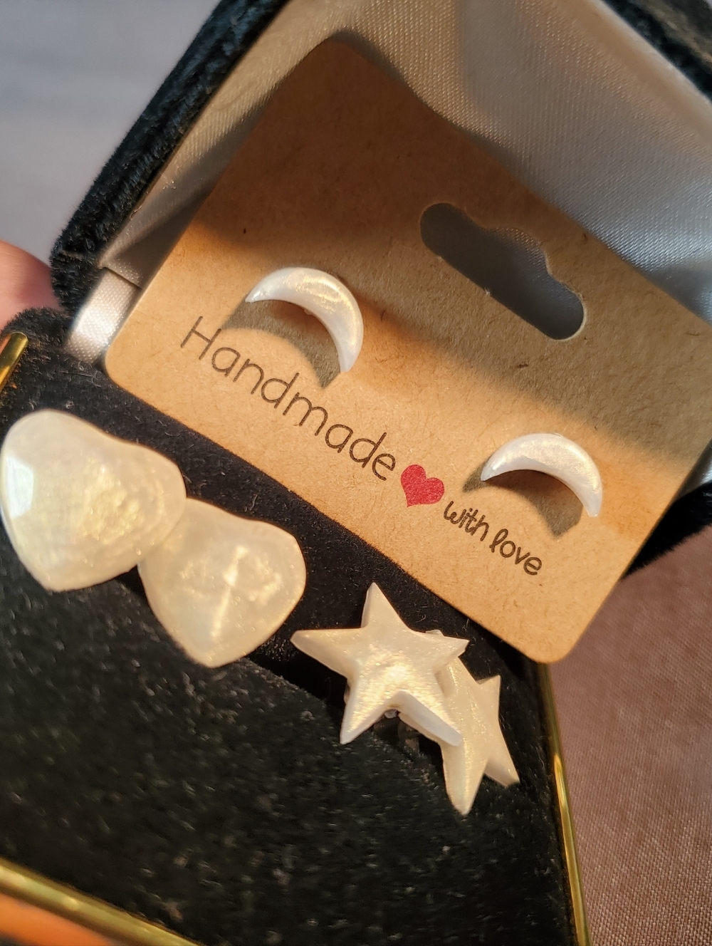 Celestial & Heartfelt Resin Earring Collection